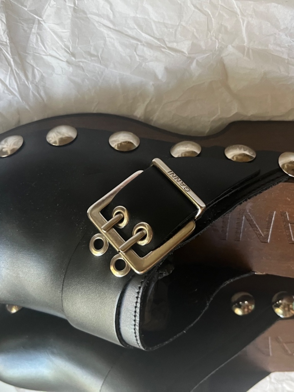 Ganni Black Clogs - NEW - Picture 3 of 9